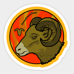 Aries Sticker